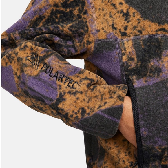 NIKE ACG THERMA-FIT 1/2-ZIP Fleece WOLF TREE - Picture 3 of 8